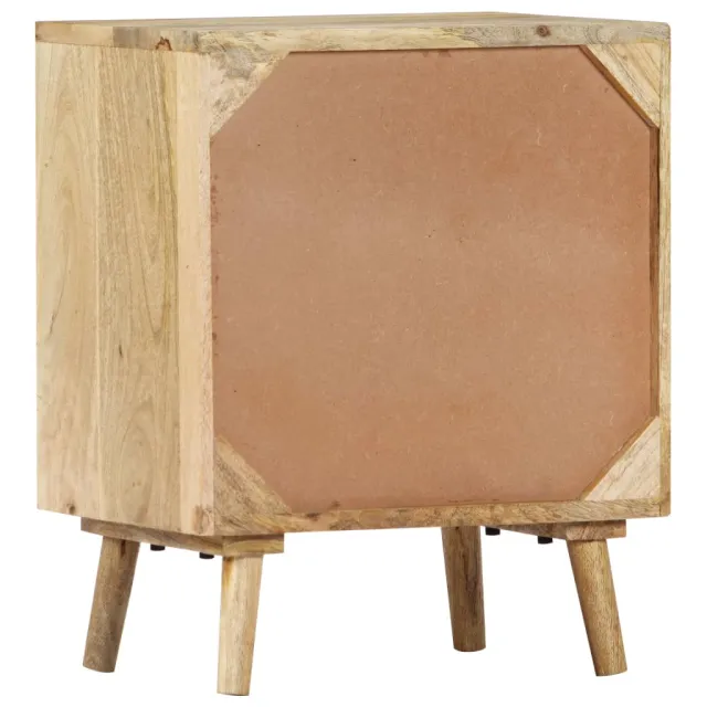 Table de chevet 40x30x50 cm Bois de manguier massif