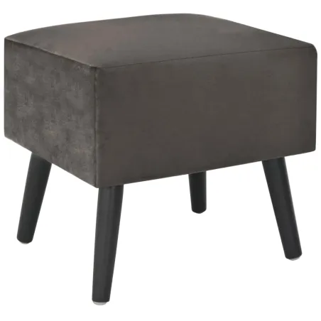 Tables de chevet 2 pcs Gris 40x35x40 cm Velours