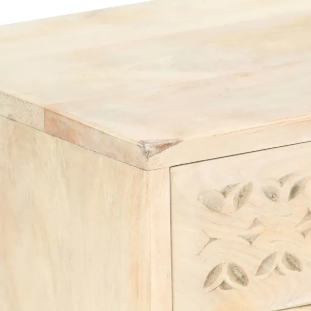 Table de chevet 40x30x50 cm Bois de manguier massif