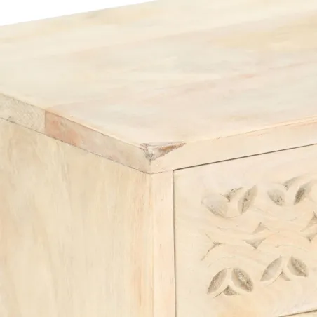 Table de chevet 40x30x50 cm Bois de manguier massif