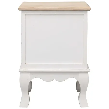 2 pcs Tables de chevet 35x30x50 cm Bois de Paulownia