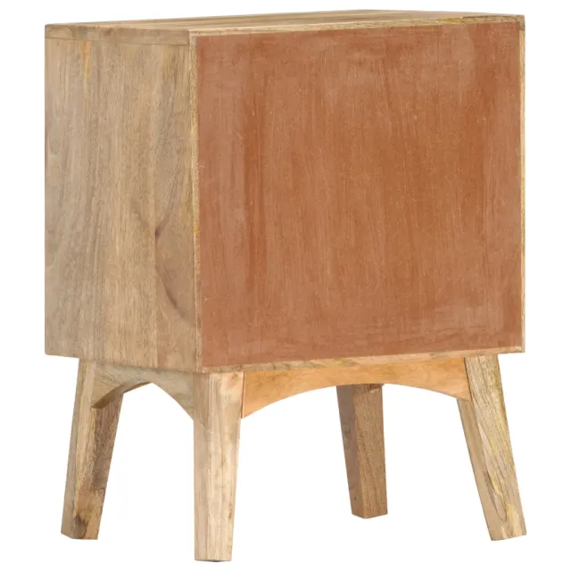 Table de chevet 40x35x55 cm Bois de manguier solide