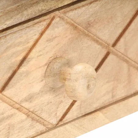 Coiffeuse 100x50x76 cm Bois de manguier solide