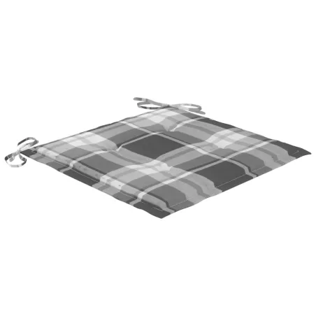 Chaises de jardin avec coussins lot de 2 Bois d'acacia massif