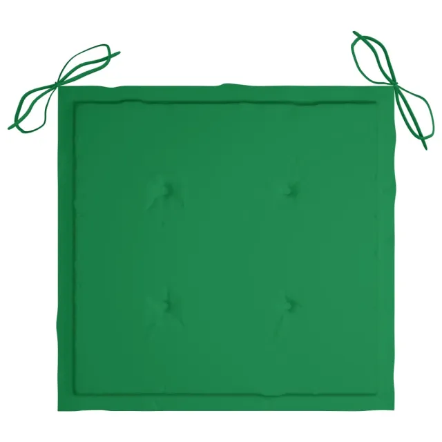 Chaises de jardin et coussins lot de 4 Gris Bois acacia massif