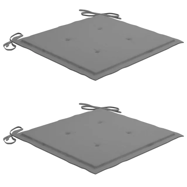 Chaises pliables de jardin lot de 2 avec coussins Bambou