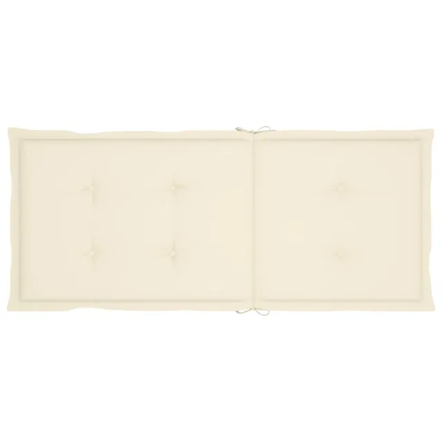 Chaises pliables de jardin lot de 3 avec coussins Bois d'acacia