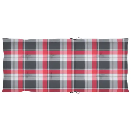 Chaises pliables de jardin lot de 3 avec coussins Bois d'acacia