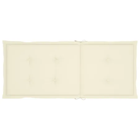 Chaises pliables de jardin lot de 6 avec coussins Bois d'acacia