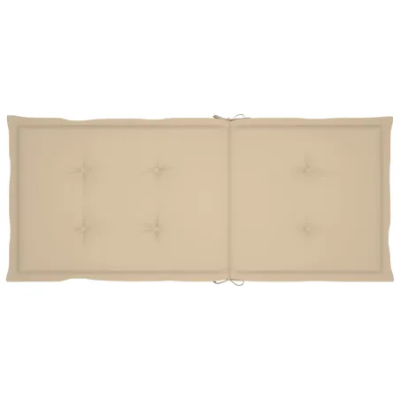 Chaises pliables de jardin lot de 6 avec coussins Bois d'acacia