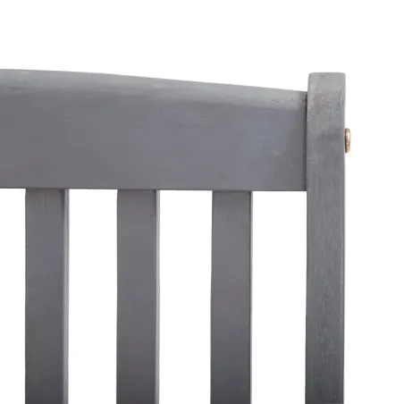 Chaises pliables d'extérieur lot de 4 et coussins Bois d'acacia