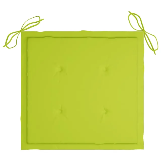 Chaises pliables d'extérieur lot de 2 et coussins Bois d'acacia