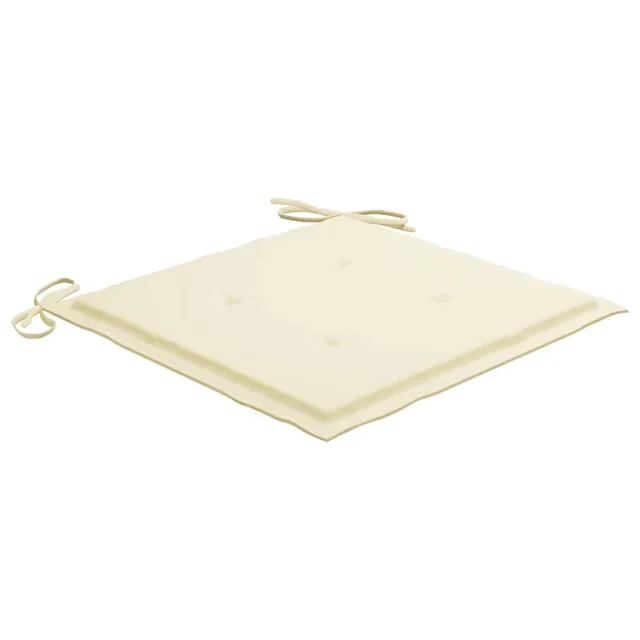 Chaises pliables d'extérieur lot de 4 et coussins Bois d'acacia