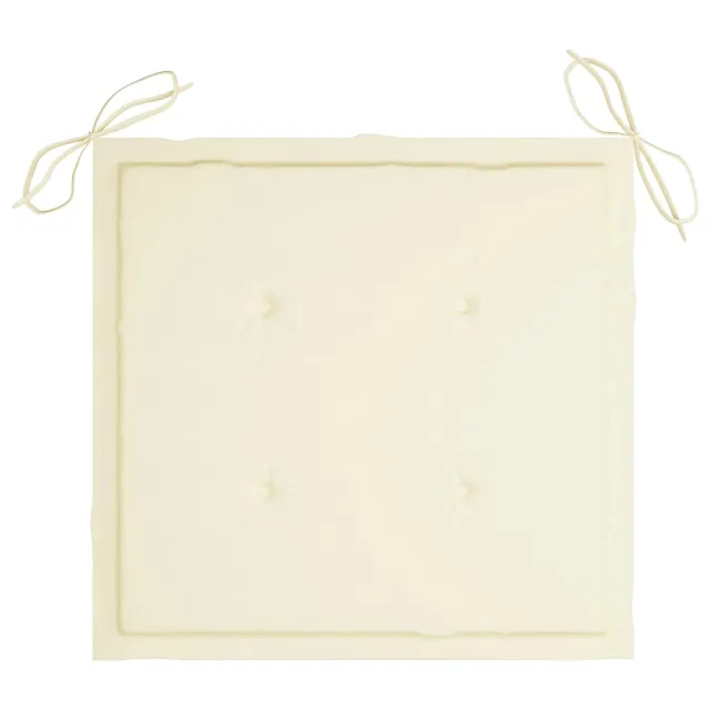 Chaises pliables d'extérieur lot de 4 et coussins Bois d'acacia