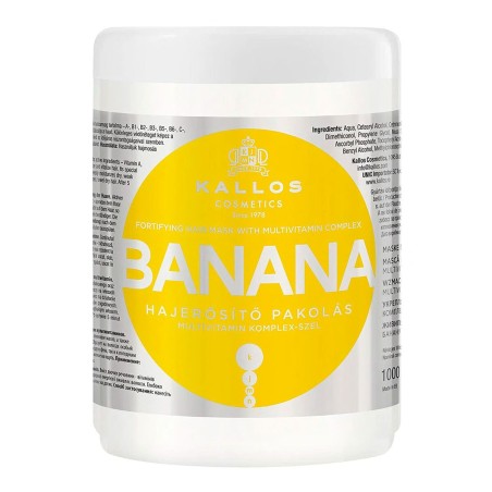 Voedend Haarmasker Kallos Cosmetics Banana 1 L