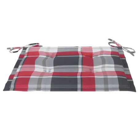 Chaises pliables de jardin lot de 2 avec coussins Bois d'acacia