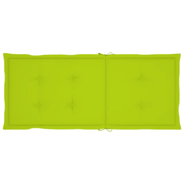 Chaises inclinables de jardin lot de 4 et coussins Bois acacia