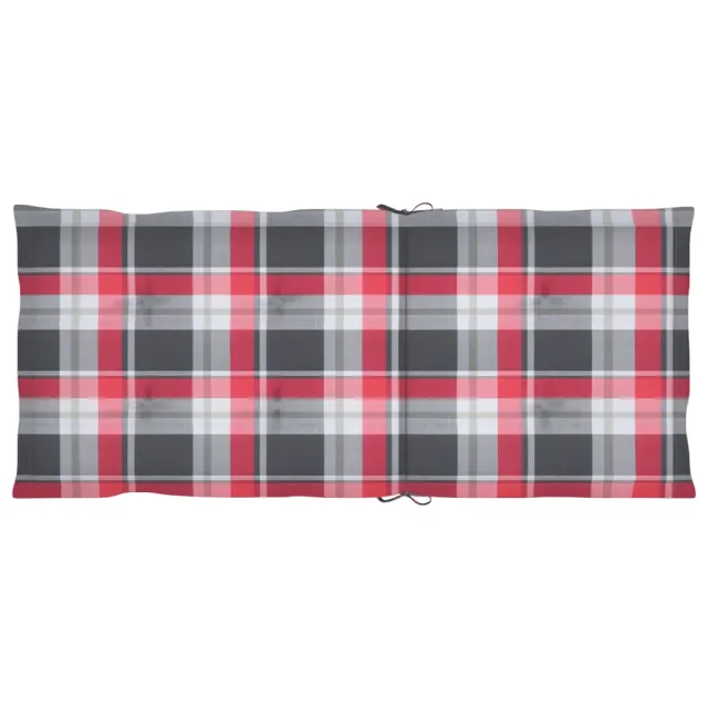 Chaises inclinables de jardin lot de 4 et coussins Bois acacia