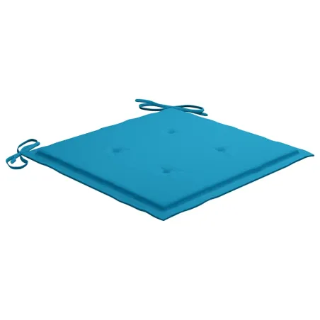 Chaises pliables d'extérieur lot de 6 et coussins Bois d'acacia