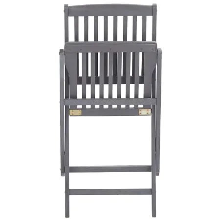 Chaises pliables d'extérieur lot de 6 et coussins Bois d'acacia