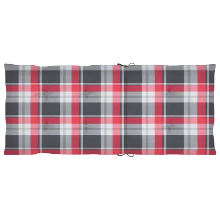 Chaises inclinables de jardin et coussins lot de 8 Teck solide