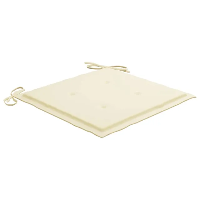 Chaises pliables de jardin avec coussins lot de 6 Bois de teck