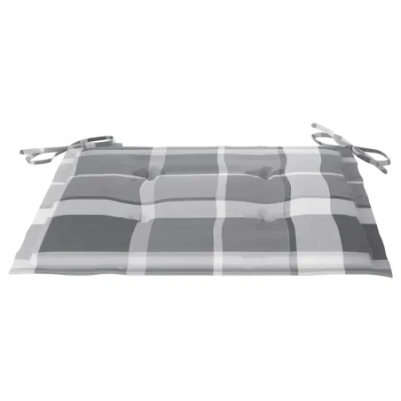 Chaises pliables de jardin avec coussins lot de 6 Bois de teck