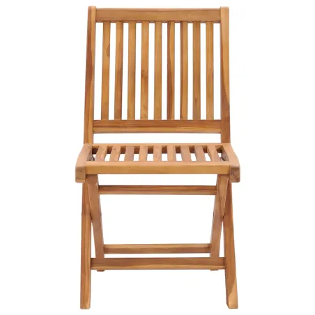 Chaises pliables de jardin avec coussins lot de 6 Bois de teck
