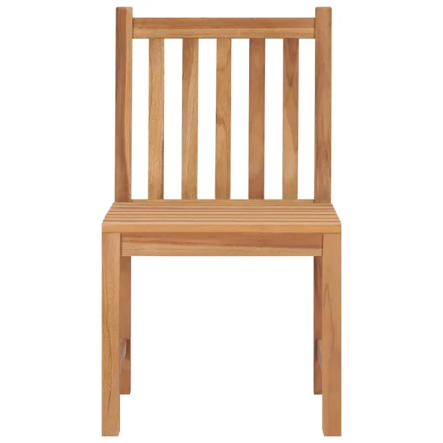 Chaises de jardin lot de 6 avec coussins Bois de teck massif