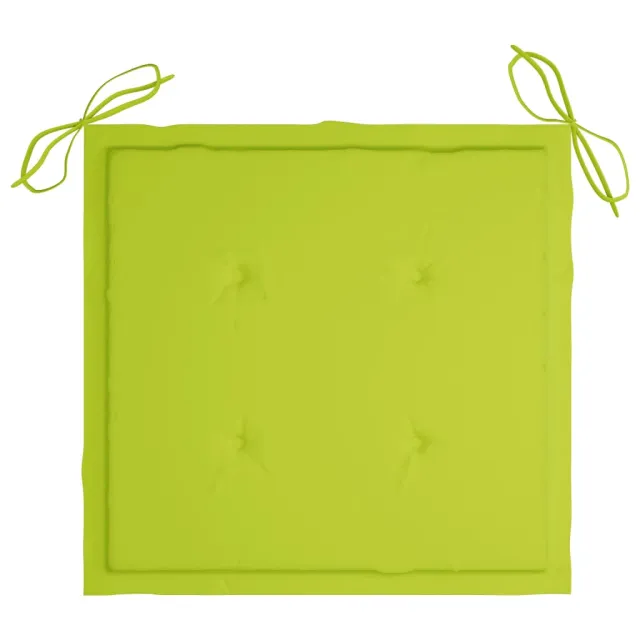 Chaises de jardin lot de 6 avec coussins Bois de teck massif