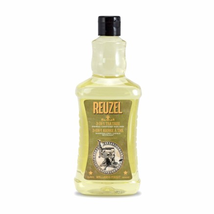 Shampoing, Après-Shampoing et Gel Douche 3-N-1 Tea Tree Reuzel 3-N-1