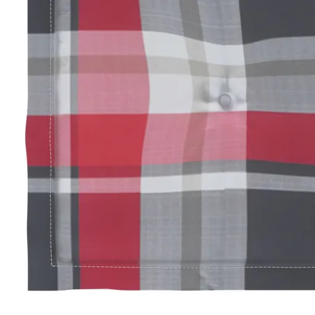 Chaises de jardin empilables avec coussins lot de 4 Teck solide