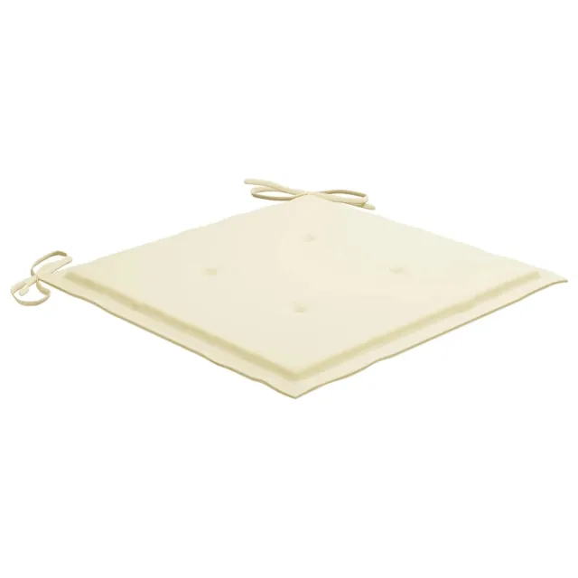 Chaises à manger d'extérieur lot de 6 et coussins Acacia massif