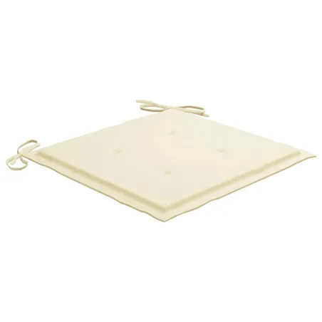 Chaises à manger d'extérieur lot de 6 et coussins Acacia massif