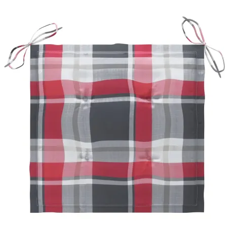 Chaises de jardin lot de 6 avec coussins Bois d'acacia solide