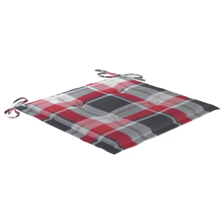 Chaises de jardin lot de 8 avec coussins Bois d'acacia solide