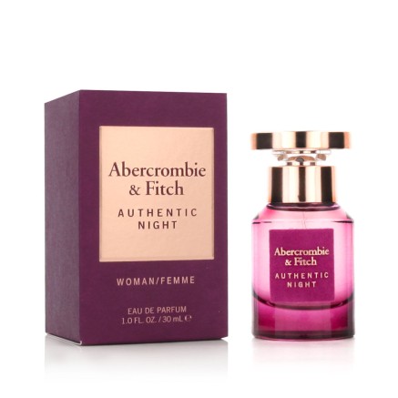 Damesparfum Abercrombie & Fitch EDP Authentic Night Woman 30 ml