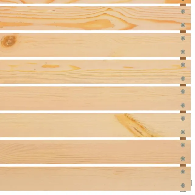 Salon de jardin 6 pcs Bois de pin massif