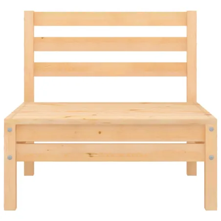 Salon de jardin 6 pcs Bois de pin massif