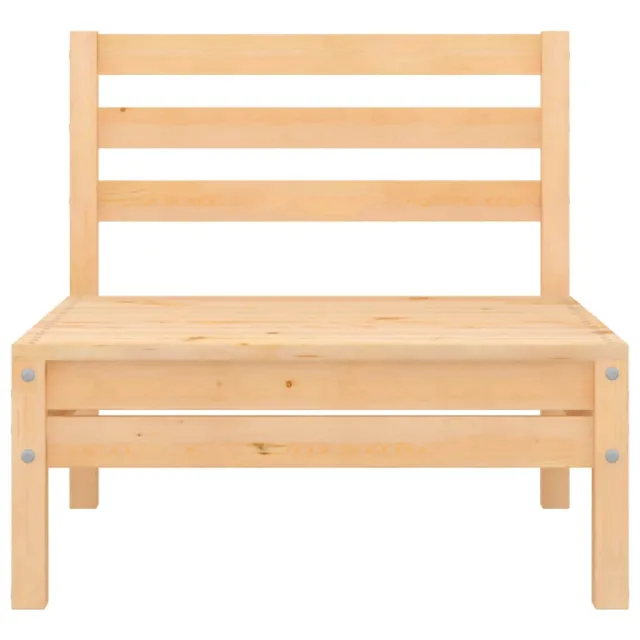 Salon de jardin 8 pcs Bois de pin massif