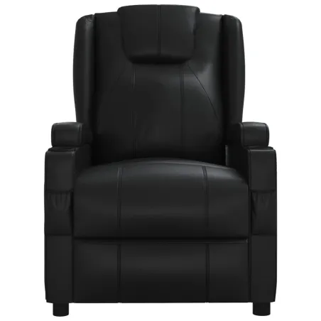 Fauteuil de massage Noir Similicuir