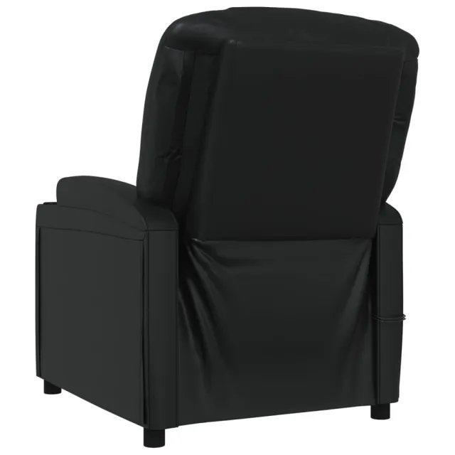 Fauteuil de massage Noir Similicuir