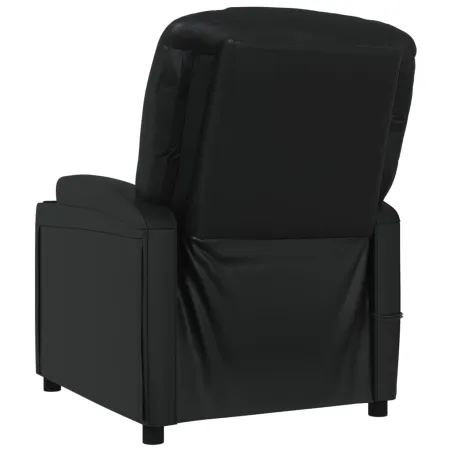 Fauteuil de massage Noir Similicuir