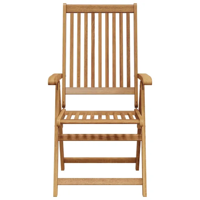 Chaises pliables de jardin lot de 3 Bois d'acacia solide
