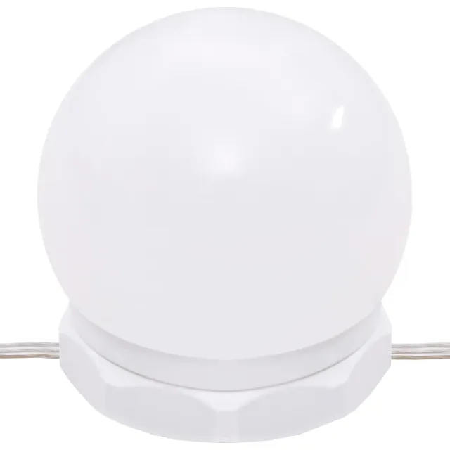 Ensemble de coiffeuse avec LED Chêne fumé Bois d'ingénierie