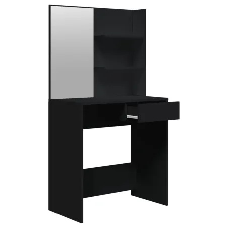 Ensemble de coiffeuse noir 74,5x40x141 cm