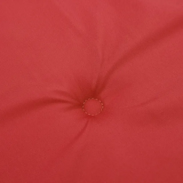 Coussins de chaise de jardin à dossier bas lot de 6 rouge
