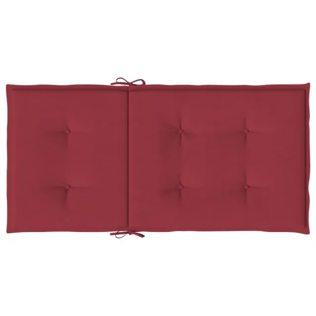 Coussins de chaise de jardin à dossier bas lot de 2