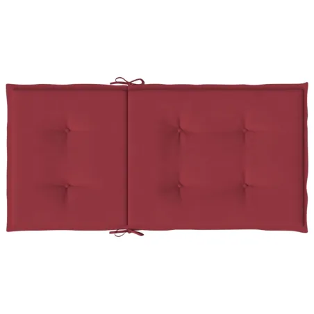 Coussins de chaise de jardin à dossier bas lot de 6