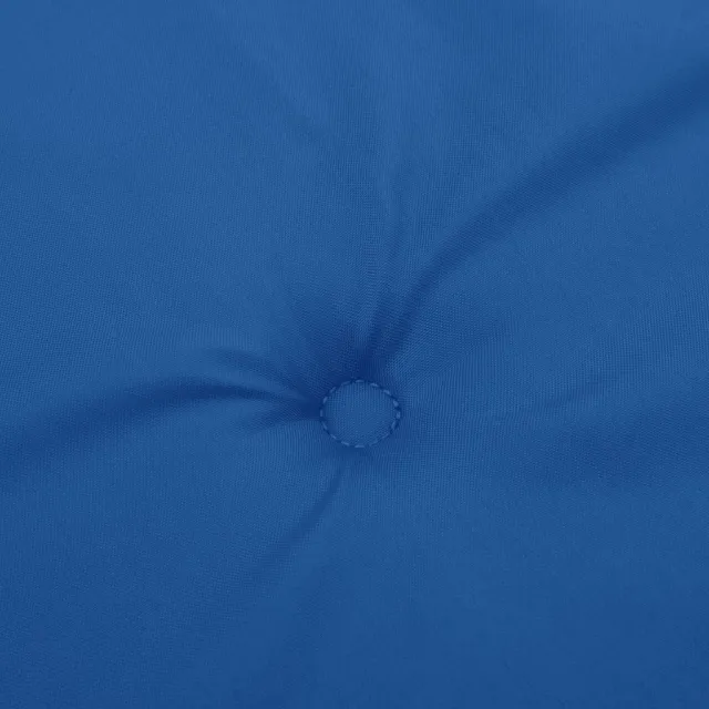 Coussins de chaise de jardin à dossier bas lot de 2 bleu royal